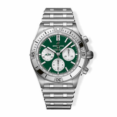 Breitling Chronomat B01 NFL New York Jets Edition with a Rouleaux Steel Bracelet - 42mm - Breitling product