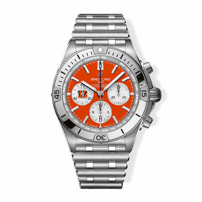 Breitling Chronomat B01 NFL Cincinnati Bengals Edition with Rouleaux Steel Bracelet - 42mm - Breitling product