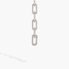 Piranesi Diamond and White Gold Link Bracelet