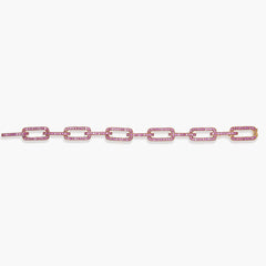 Piranesi Pink Sapphire Rose Gold Link Bracelet