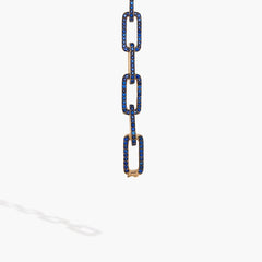 Piranesi Blue Sapphire White Gold Link Bracelet