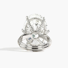 20 Carat Diamond Pave Ring