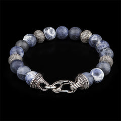 William Henry Beach Comber Silver Bead Bracelet