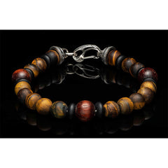 William Henry Dragon Fire II Beaded Bracelet