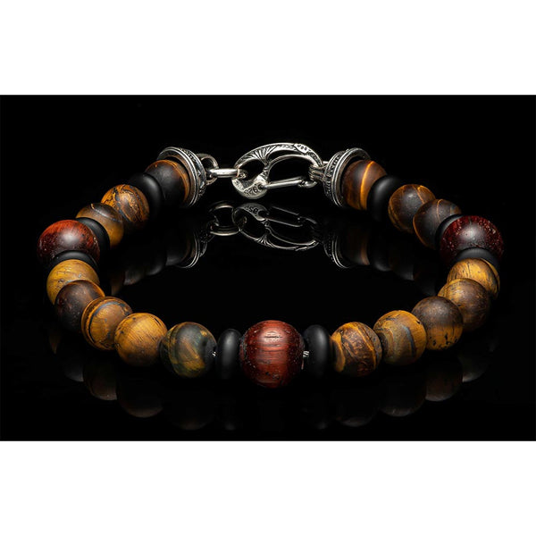 William Henry Dragon Fire II Beaded Bracelet