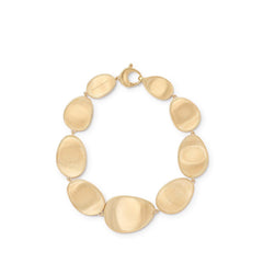 Marco Bicego Lunaria Yellow Gold Leaf Station Bracelet