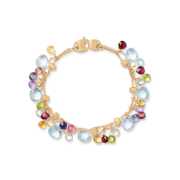 Marco Bicego Paradise Blue Topaz Mixed Gemstone Double Strand