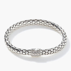 John Hardy Dot Silver Bracelet with Classic Chain Clasp