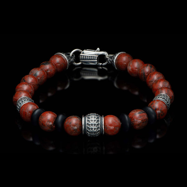 William Henry Newport Red Jasper Bracelet