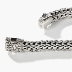 John Hardy Icon 10mm Silver Bracelet with Chain Clasp