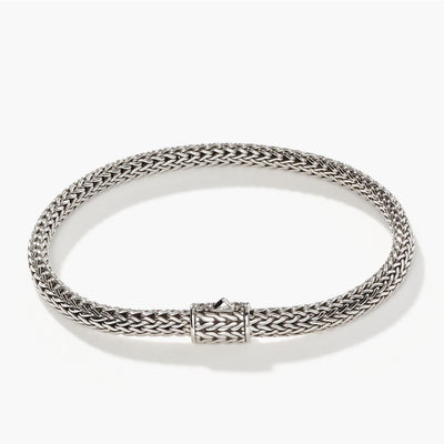 John Hardy Icon 5mm Silver Bracelet with Chain Clasp - John Hardy product