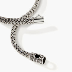John Hardy Icon 5mm Silver Bracelet with Chain Clasp