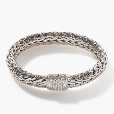 John Hardy Icon 10.5mm Bracelet Pave Diamond Clasp - John Hardy product