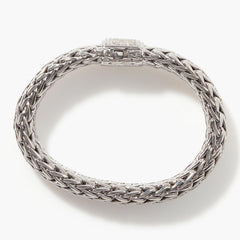 John Hardy Icon 10.5mm Bracelet Pave Diamond Clasp