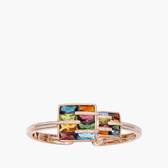 Bellarri Boulevard rose gold diamond bracelet, front view