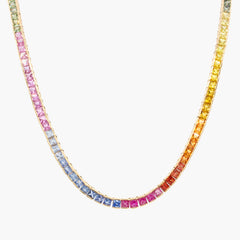 Bellarri Princessa necklace showing gem arrangement