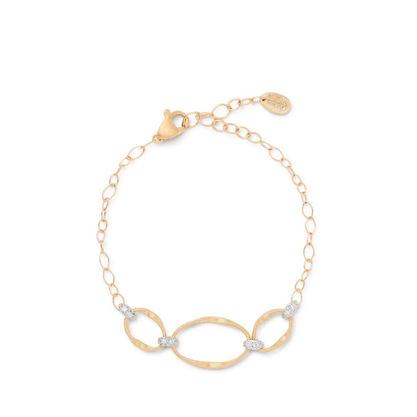 Marco Bicego Marrakech Onde Gold Three Link Bracelet