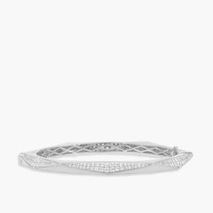 Hexagon Diamond Pavé Bangle