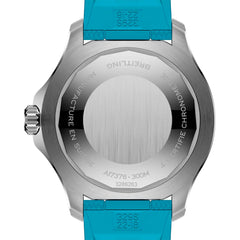 Breitling Superocean Automatic 44 Turquoise on Rubber Strap - 44mm