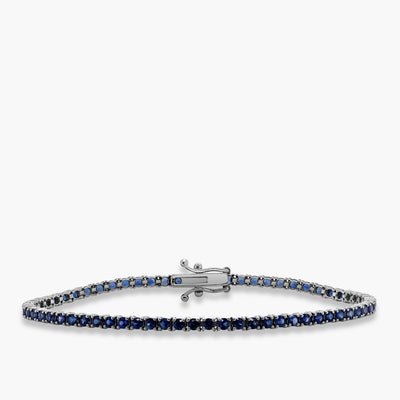 Private Label Blue Sapphire Ombre Tennis Bracelet - Private Label product