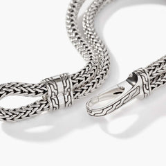 John Hardy Classic Chain Double Silver Hook Bracelet