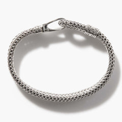 John Hardy Classic Chain Double Silver Hook Bracelet