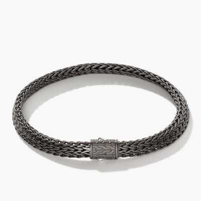 John Hardy Classic Chain Black Rhodium 6.5mm Icon Bracelet - John Hardy product