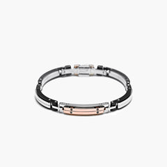 Barakà Explore Two-Tone Bracelet with Black Ceramic