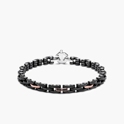 Barakà Explore Mixed Metal Black and White Diamond Bracelet - Baraka product