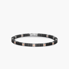 Barakà Cyborg Ceramic Two-Tone Black Ceramic Bracelet