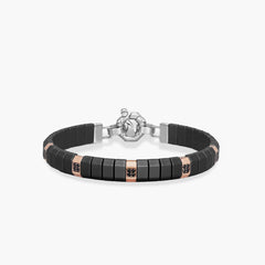 Barakà Cyborg Ceramic Black Diamond Station Bracelet