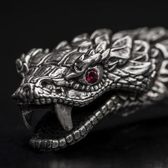William Henry Full Circle Snake Cord Bracelet