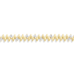 1 Carat Alternating Marquise Diamond Bracelet
