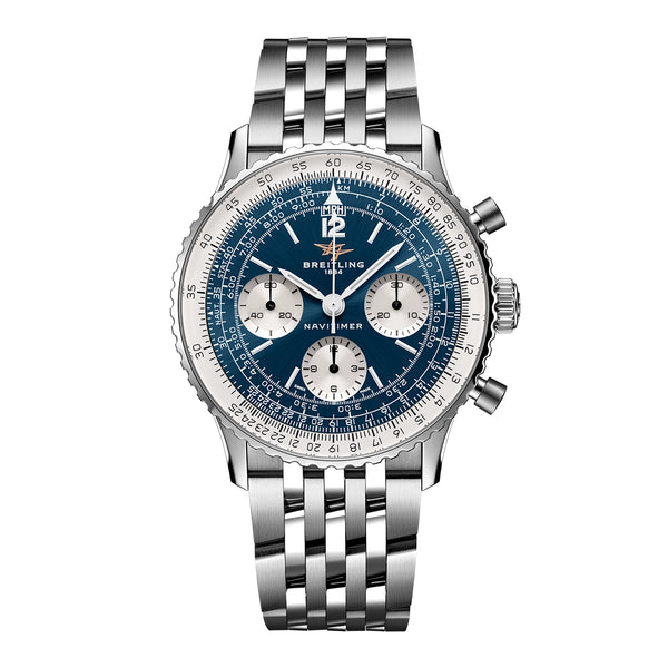 Breitling Navitimer B09 Chronograph 41 in Blue on Bracelet