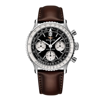 Breitling Navitimer B09 Chronograph 41 in Black on Strap - Breitling product