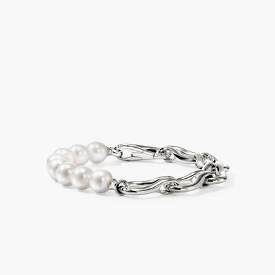John Hardy Surf Silver Pearl Bracelet - John Hardy product