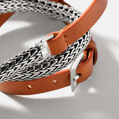 John Hardy Icon Leather Wrap