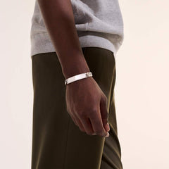John Hardy 11mm Silver Curb Link Station Bracelet