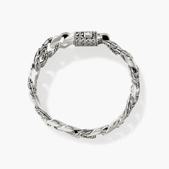 John Hardy 14mm Silver Curb Link Station Bracelet