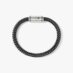John Hardy Men's 6mm Black Rubber Cord Bracelet