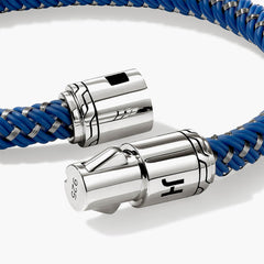 John Hardy Men's 6mm Blue Rubber Cord Bracelet