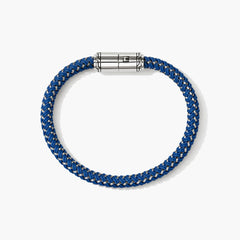 John Hardy Men's 6mm Blue Rubber Cord Bracelet