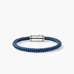 John Hardy Men's 6mm Blue Rubber Cord Bracelet