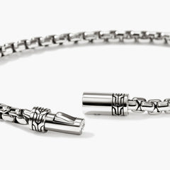 John Hardy Small Silver Box Chain Bracelet - 3.7mm
