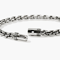 John Hardy Silver Large Box Chain Bracelet - 6mm