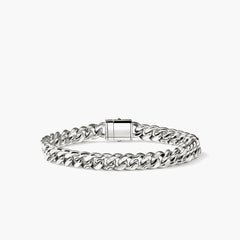 John Hardy Silver Curb Chain Bracelet - 7mm