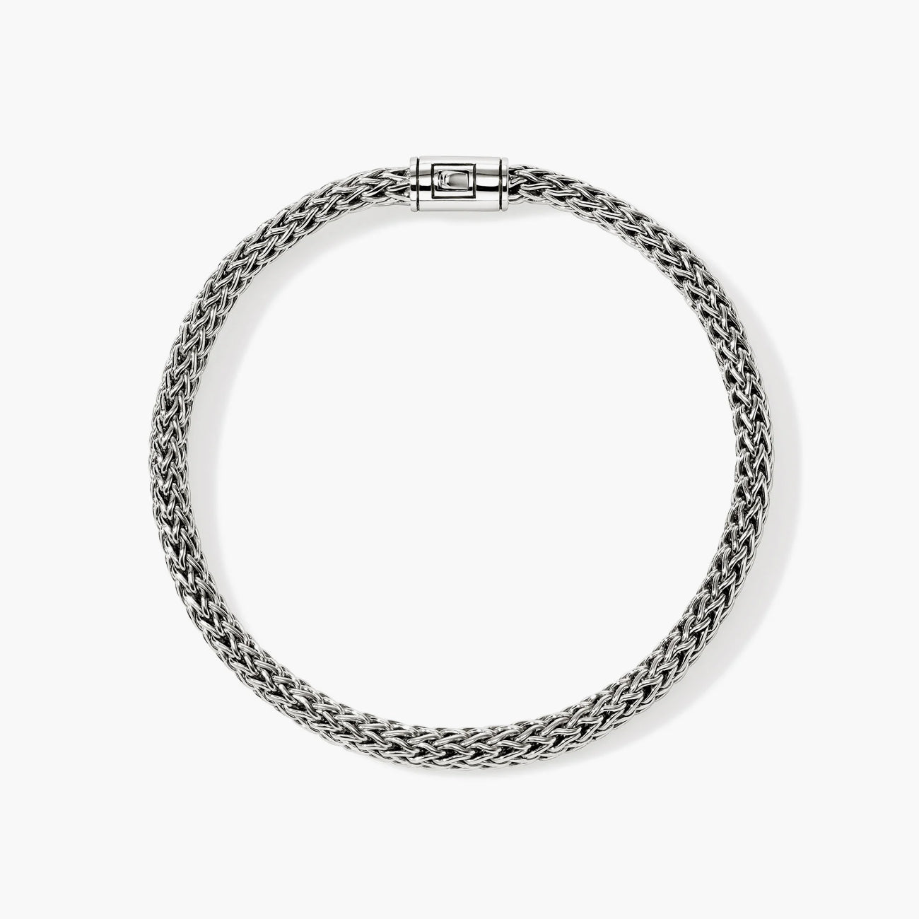 John Hardy Icon 5mm Silver Bracelet with Chain Clasp
