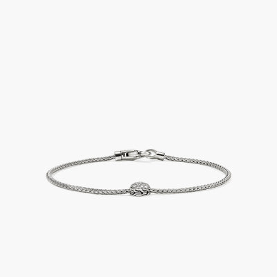 John Hardy Essential Diamond Pavé Bracelet in Sterling Silver - John Hardy product