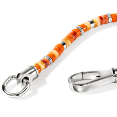 John Hardy Heishi Halfway Orange Bead Bracelet