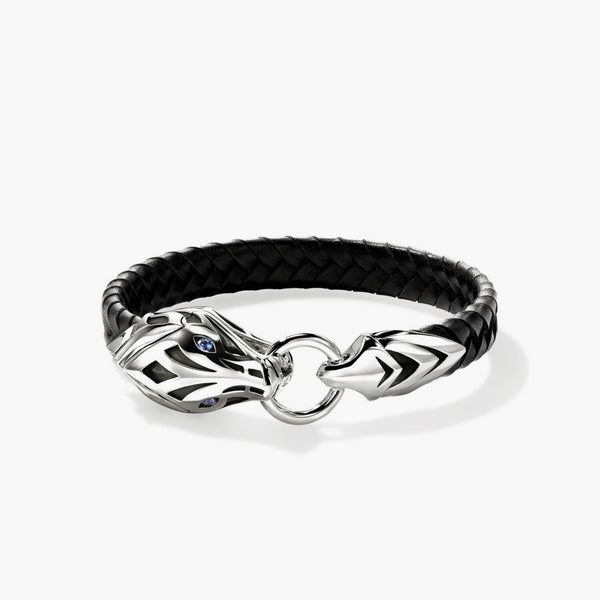 John Hardy Naga Leather Bracelet - 10mm
